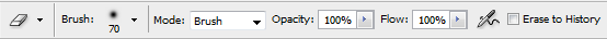 Photoshop Erase Options