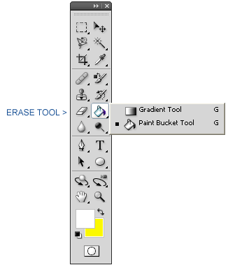 Paint Bucket and gradient Tools